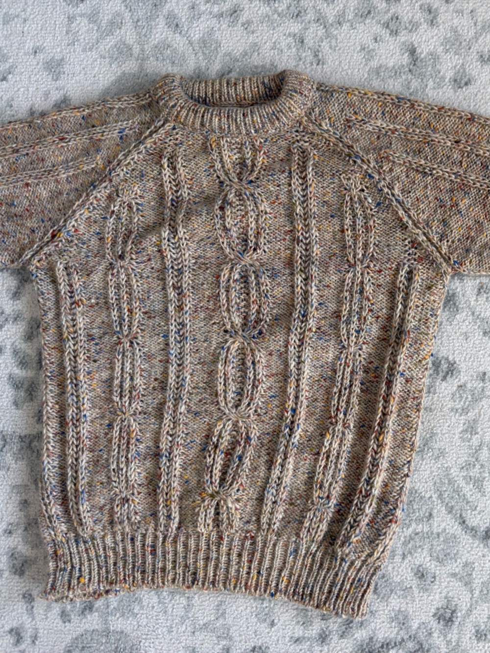 Vintage Moriarty Textiles Purple Heather Handloomed 100% Wool Crewneck Sweater